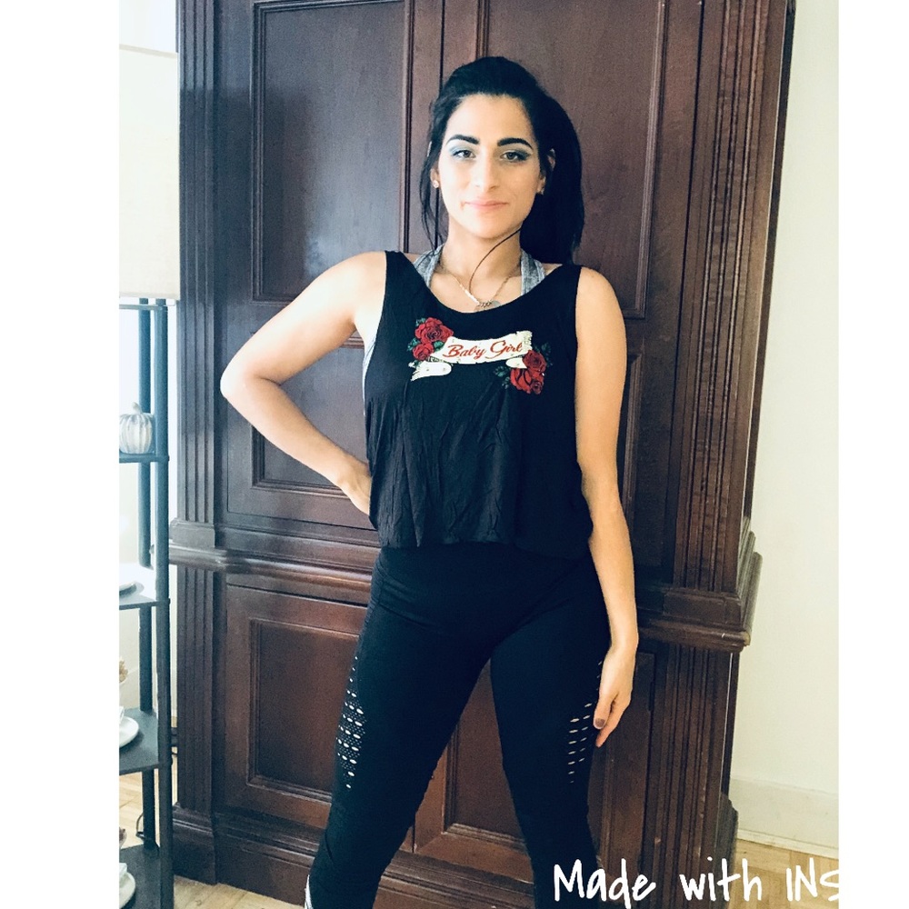 Graphic baby girl tank top - Picture 2 of 6